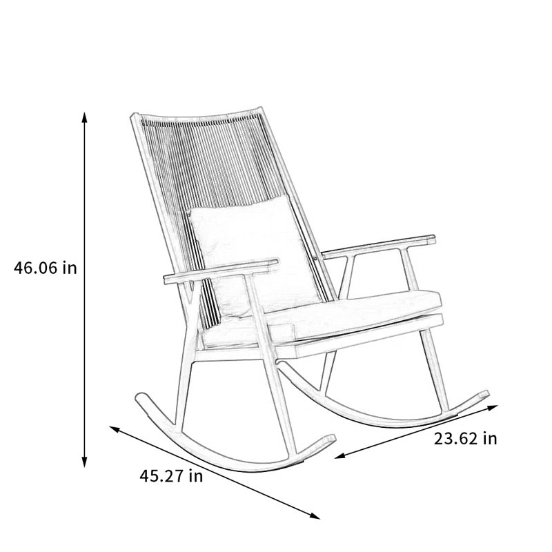 Chaise berçante Home Lazy Nap