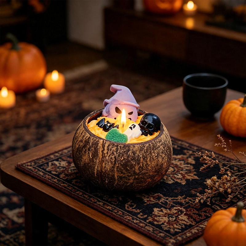 Décorations d'Halloween, Cire d'aromathérapie à basse température, Cire coiffante, Mauve