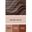 Gradient Abstract 73, art mural en métal brun-418577736