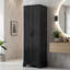 Armoire de rangement 71 po H avec tablette réglable et système de rangement multiple-1515898037