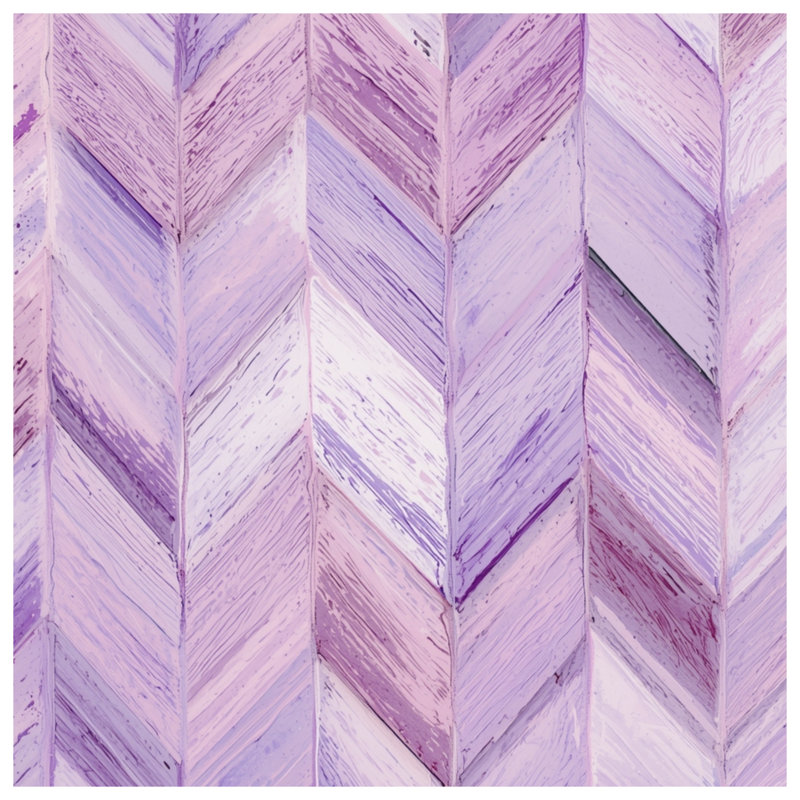 Purple Chevron Pattern Blankets, 60in W x 80in H