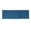 Coussin de chaise longue d'extérieur bleu - eau, P 77,83 po x l 25,93 po, H 1,98 po, 100%, sans assemblage