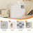 45'' Baby Changing Table Dresser With 4 Drawers and 2 Shelves, Multi-Functional Diaper Changing Station