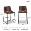 Tabouret de bar et de comptoir Ashtin-1102423086-1102424021