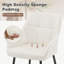 Ousmane Velvet Upholstered Metal Armchair-518487850