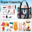 Sac de plage en maille personnalisé pour femme - Sac fourre-tout imperméable pour les voyages en famille, les jouets et les articles essentiels