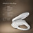 PureWash E590 Elongated Bidet Toilet Seat, Heated Bidet for Existing Toilet, Nightlight-36712092