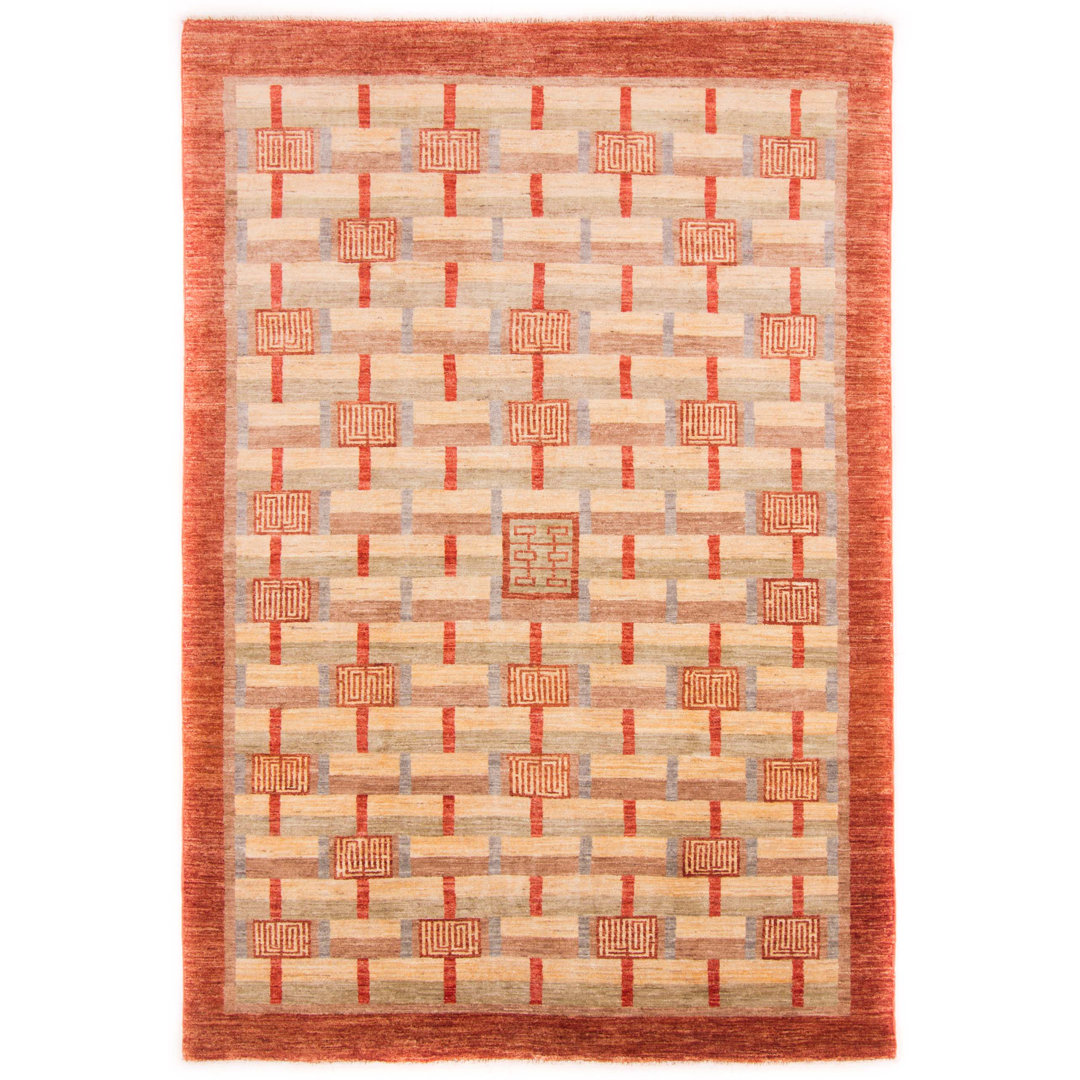 Geometric Hand Woven 177cm X 257cm Area Rug