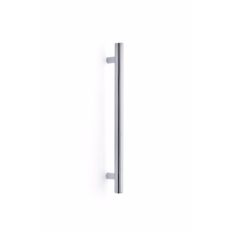 Poignée barre Emtek (fixation en surface dissimulée), Chrome poli, 12 po d'un centre à l'autre