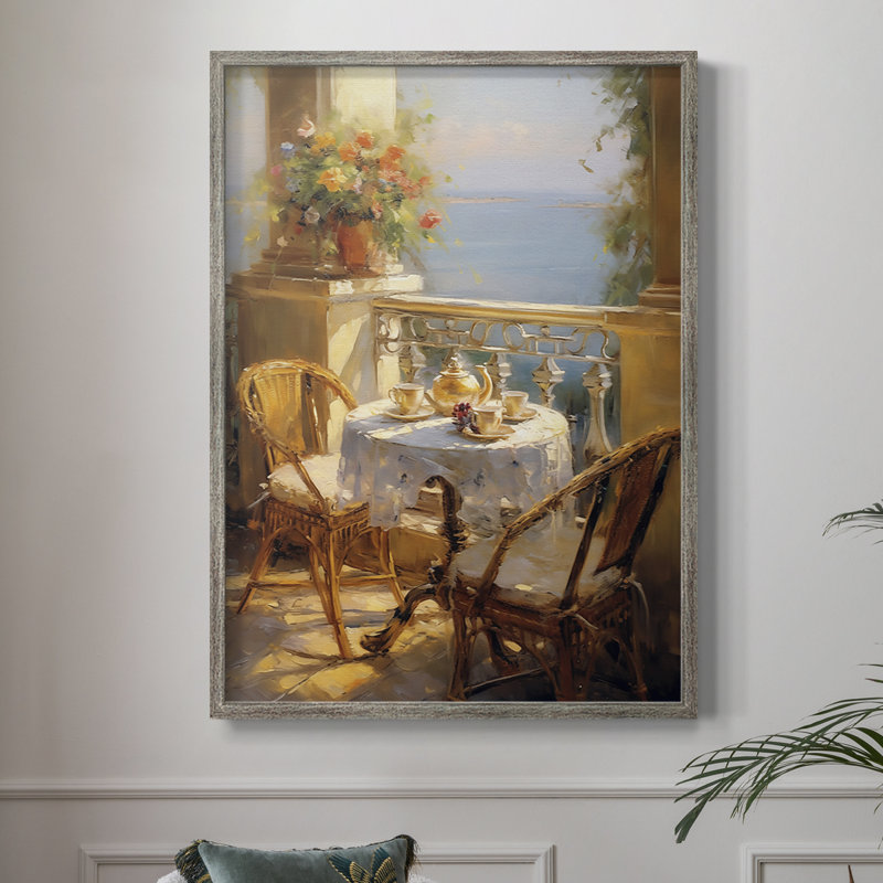 Reproduction encadrée FLORAL Series DCCLVI - bois massif, H 11 po x l 9 po