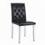 Chaises de salle à manger ergonomiques, ensemble de 2 en cuir synthétique, cuisine moderne