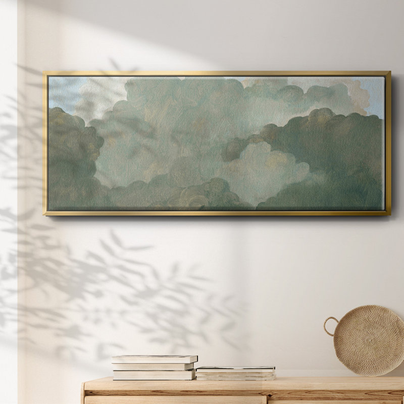 Autumn Thunderstorm I- Framed Canvas, 8" H x 20" W