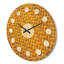 Horloge murale en bois Sedge Texture-63892876
