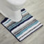 Ensemble de tapis de salle de bain 100% polyester lavable à la machine 3 pièces Griffie-769060460-769301860