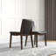 Chaise parsons en bois massif rembourrée Argonaut