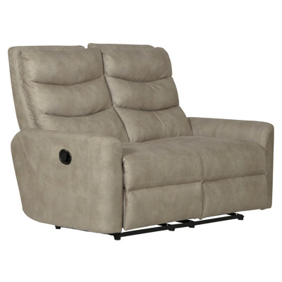 56" Round Arm Reclining Loveseat by Red Barrel Studio