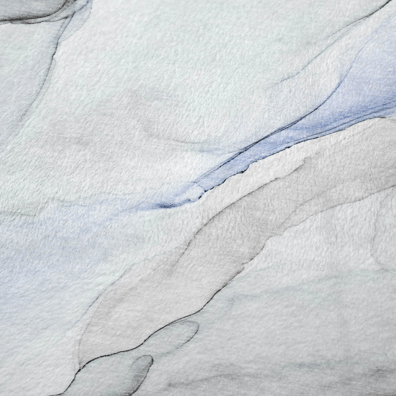 Jeté en sherpa Addison, Bleu