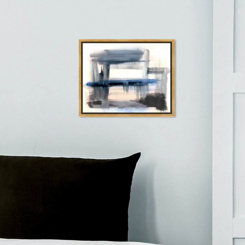 «Abstract Architecture», reproduction d'impression sur toile, H 16 po x l 20 po x 1,5 po, Encadrement doré