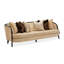 Malibu Crest 99'' Chenille Recessed Arm Sofa