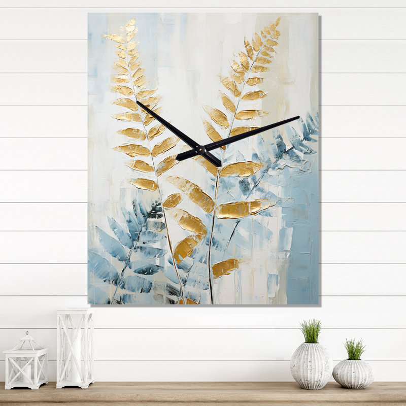 Hayka - Ferns Wall Clock Oversized, Large
