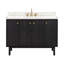 Ensemble de meuble-lavabo simple autoportant 48 po avec plateau en quartz Adele-92320009-92320008