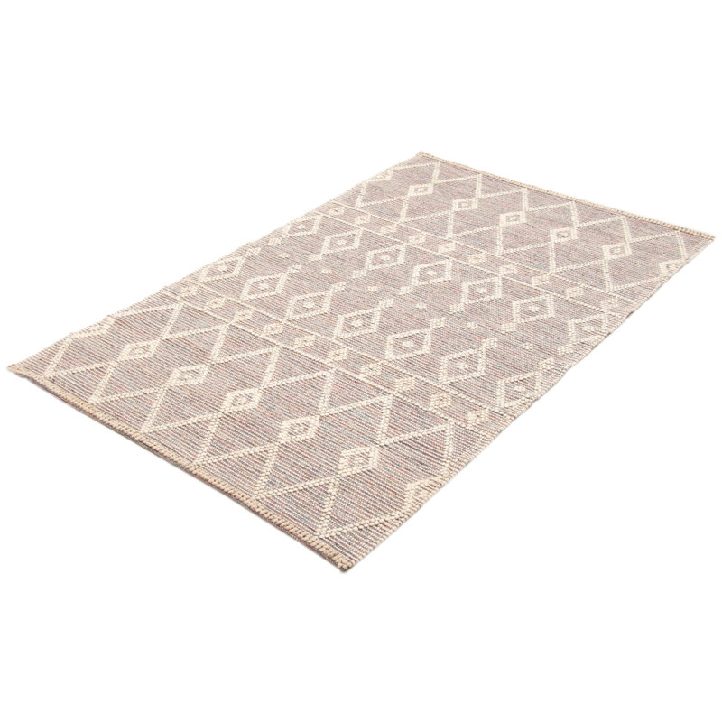 Tapis unique en laine nouvel âge rectangulaire 5 pi x 8 pi 3 po Iagulli