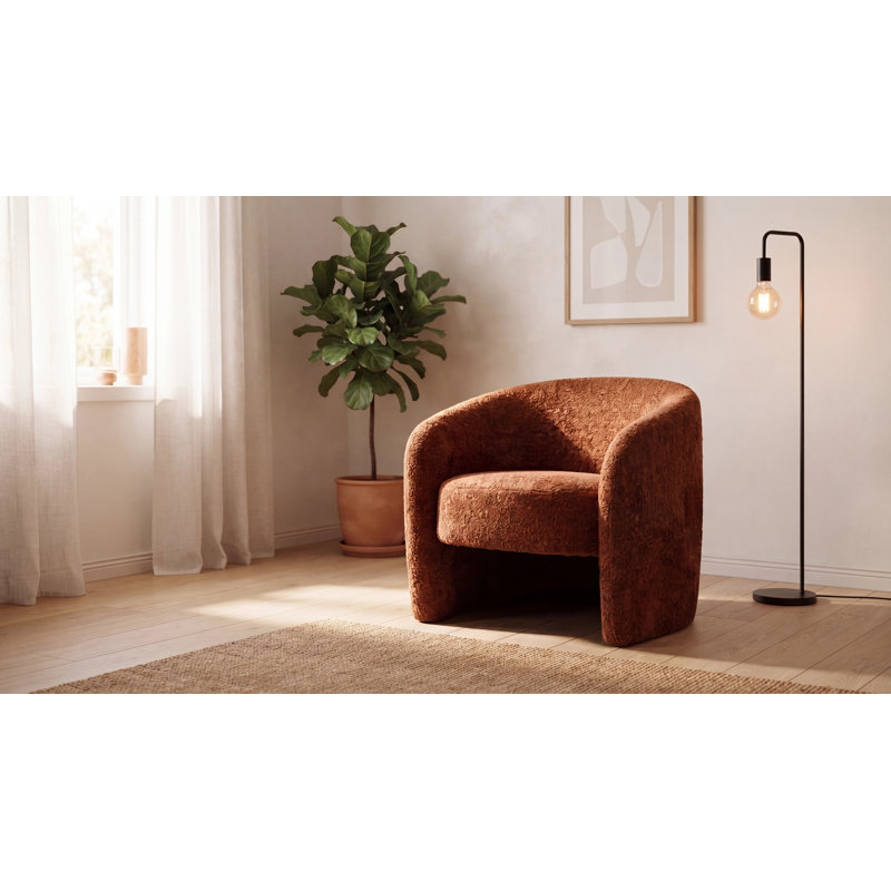 Upholstered Barrel Chair