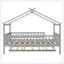 Lit double en bois avec lit gigogne simple, gris-130092183-130092187