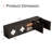 Classical TV Stand For Tvs Up To 85" With 4 Wooden Storage Cabinets For Living Room Bedroom-577297841