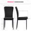 Tufted Upholstered Velvet/Suede Armless Dining Chair-538156158