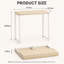 Bureau d'ordinateur 31,5 po pliable, conception peu encombrante