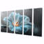«Blue Crystal Morning Glory Flowers Photo I», ensemble d'art mural sur toile Morning Glory-1540267858