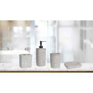 Milano Grey Marble Bathroom Accessories