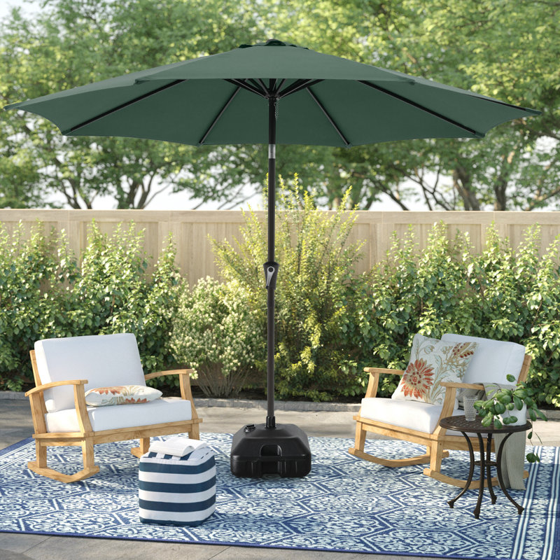 Parasol de marché octogonal 108 "Callan, Vert foncé