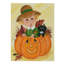 «Scarecrow With Pumpkin», art sur toile-31978143