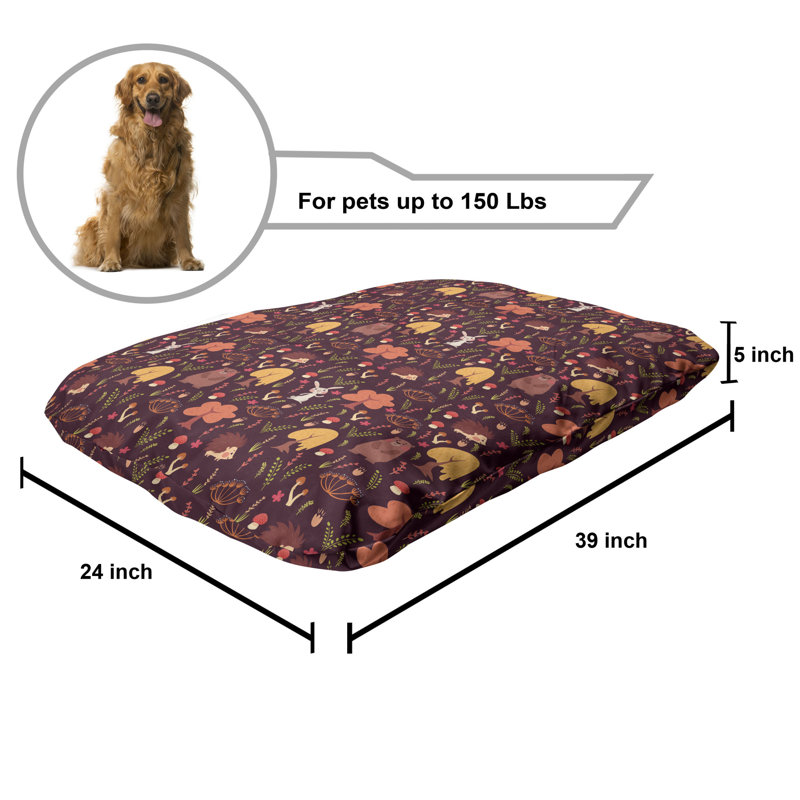 Lit pour chien Ambesonne Autumn