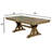 Heather Light Oak Trestle Base Dining Table Seats 8