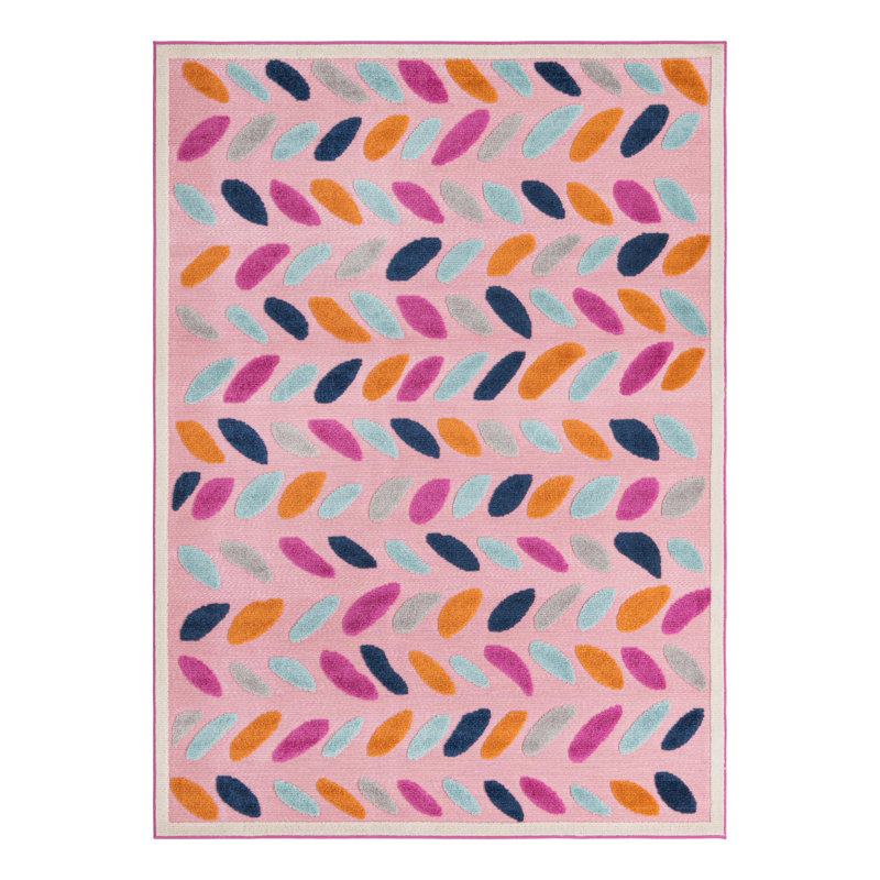 Chevron Indoor / Outdoor Rug, Rectangle 6' x 9'