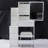 29.2" Small Space Left Bedside Cabinet Vanity Table With Cushioned Stool, Extra Large Right Sliding Mirror, Multi Layer High Capacity Storage, Practical Fashionable Dresser-286159266