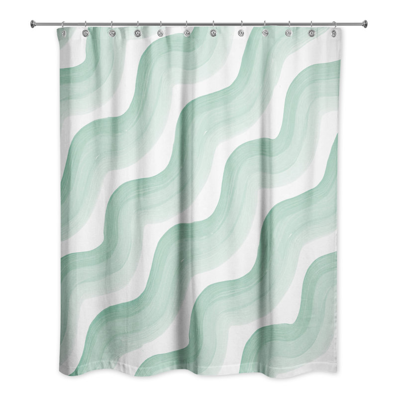 Rideau de douche Royero, Vert