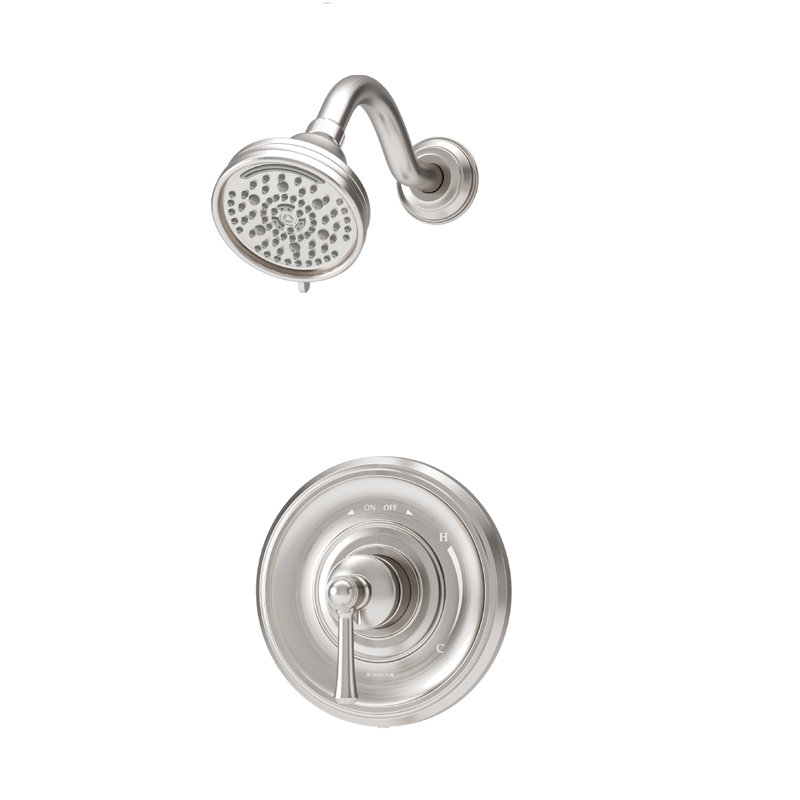 Braston HydroMersion Multi Spray Shower Trim Kit with Volume Control, Satin Nickel