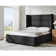 Lyth  5-in-1 Sleek Modern Wingback Transformable Upholstered Modular Bed with Overbed Table