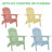 Akeley Fir Foldable Outdoor Adirondack Chair-887030297