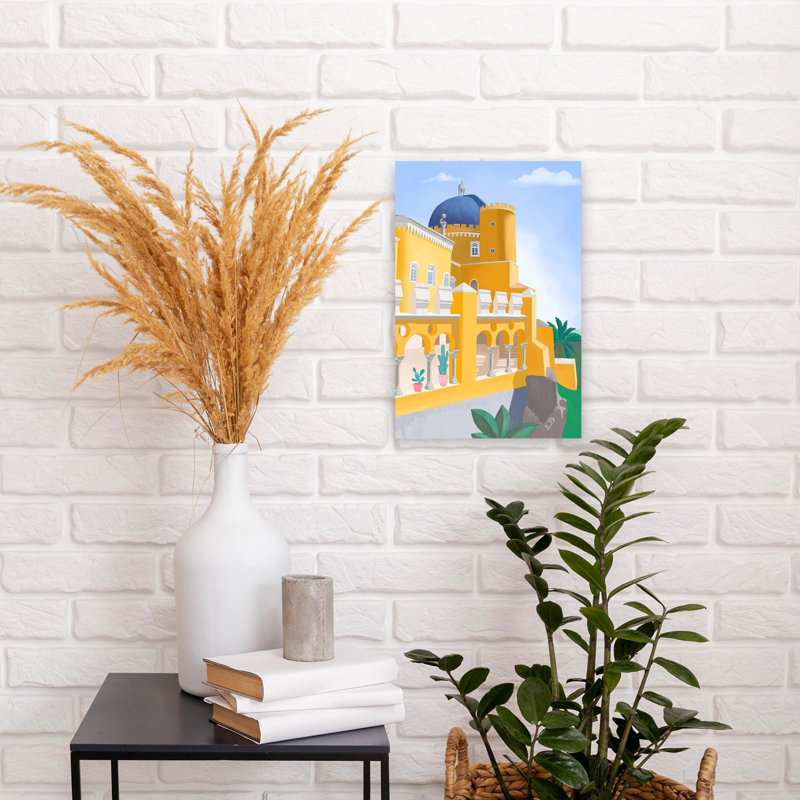 Impression d'art mural Sintra Abstract Contemporary Architecture Landscape, H 18 po x l 12 po