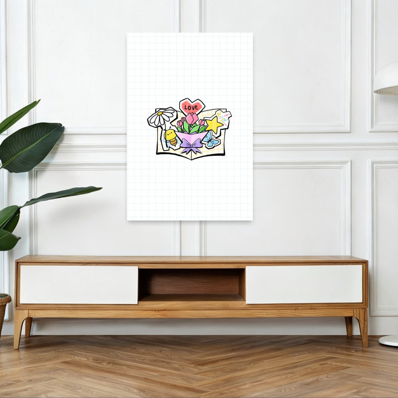 Sweet Sweet Bouquet, 48" H x 32" W
