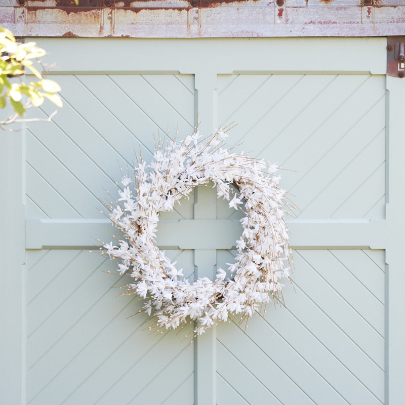 Couronne en polyester 25 po Blossom