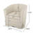 Aajaylah Upholstered Swivel Barrel Chair-676207709