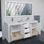 Ensemble de meuble-lavabo double 72 "avec miroir Avery-41604575-80212819