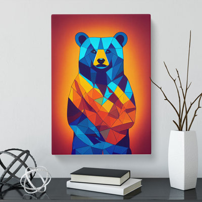 Bear Pop - Wrapped Canvas