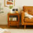 Solid Wood Nightstand End Table With Drawer